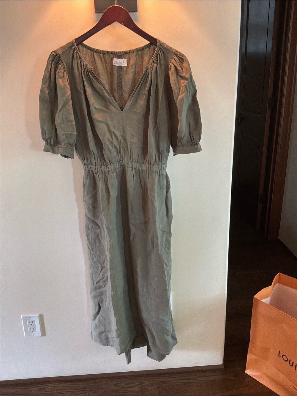 Velvet by Graham & Spencer Olive Maxi Dress